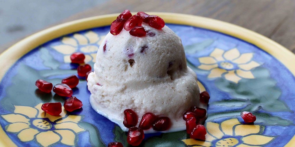 Helado de Nogada y granada para celebrar! - TaggedMX